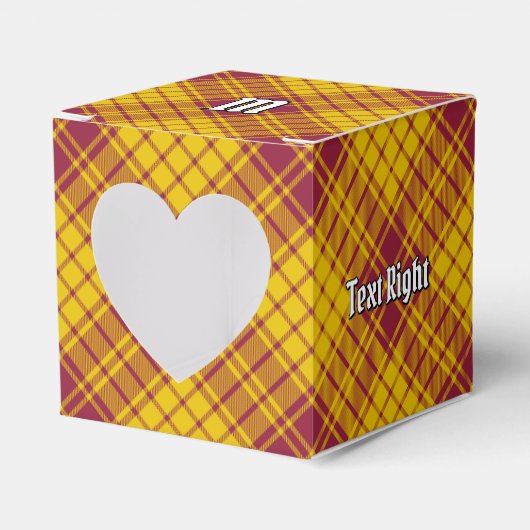 Clan MacMillan Jurk Tartan Bedankdoosjes (Voorkant Zijde)