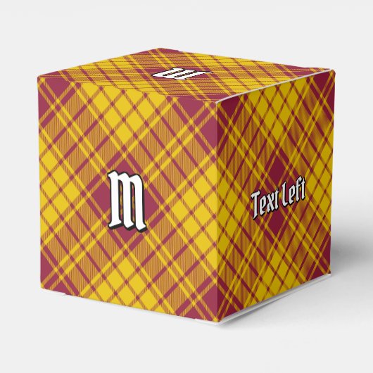 Clan MacMillan Jurk Tartan Bedankdoosjes (Achterkant)