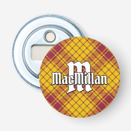 Clan MacMillan Jurk Tartan Button Flesopener (Voorkant)