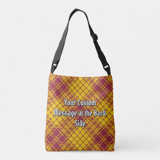 Clan MacMillan Jurk Tartan Crossbody Tas (Achterkant)
