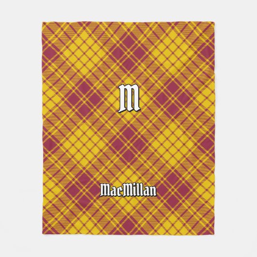 Clan MacMillan Jurk Tartan Fleece Deken (Voorkant)