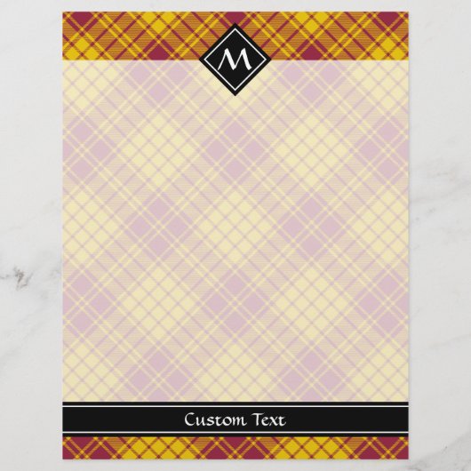 Clan MacMillan Jurk Tartan Flyer (Achterkant)