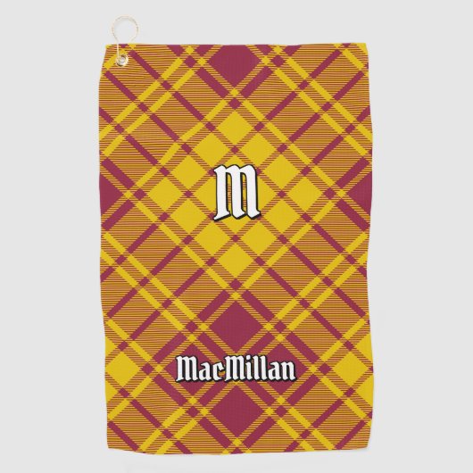 Clan MacMillan Jurk Tartan Golfhanddoek (Voorkant)