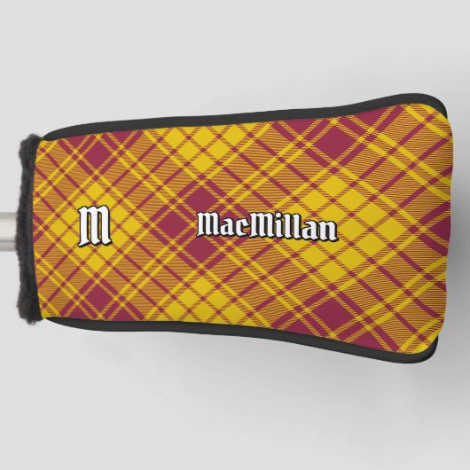 Clan MacMillan Jurk Tartan Golfheadcover (Voorkant)