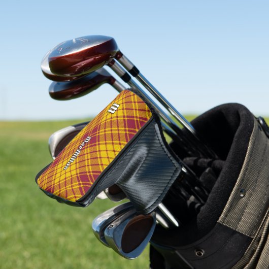 Clan MacMillan Jurk Tartan Golfheadcover (Insitu)