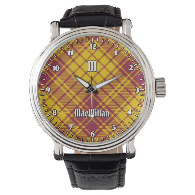 Clan MacMillan Jurk Tartan Horloge (Voorkant)