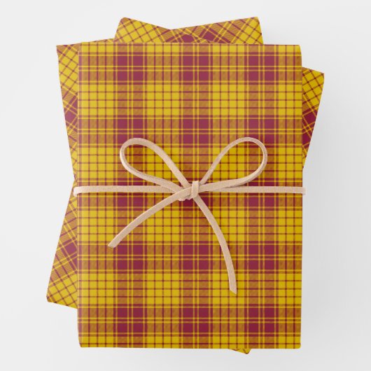 Clan MacMillan Jurk Tartan Inpakpapier Vel (In situ)