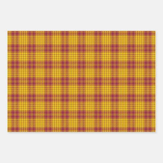 Clan MacMillan Jurk Tartan Inpakpapier Vel (Voorkant)