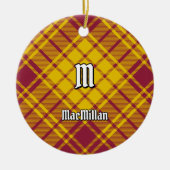 Clan MacMillan Jurk Tartan Keramisch Ornament (Voorkant)