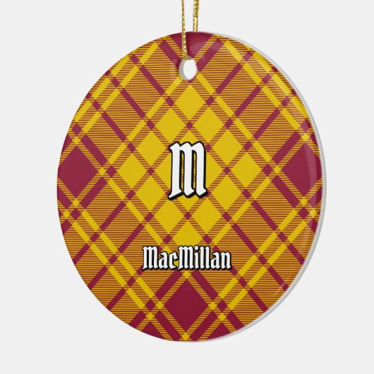 Clan MacMillan Jurk Tartan Keramisch Ornament (Links)