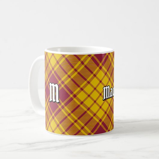 Clan MacMillan Jurk Tartan Koffiemok (Voorkant links)