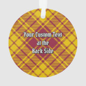 Clan MacMillan Jurk Tartan Ornament (achterkant)