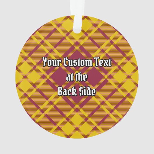 Clan MacMillan Jurk Tartan Ornament (achterkant)