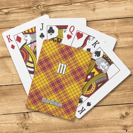 Clan MacMillan Jurk Tartan Pokerkaarten