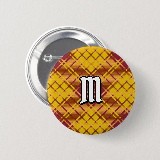 Clan MacMillan Jurk Tartan Ronde Button 5,7 Cm (Voorkant /achterkant)
