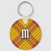 Clan MacMillan Jurk Tartan Sleutelhanger (Voorkant)