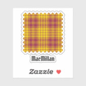 Clan MacMillan Jurk Tartan Sticker (Vel)