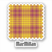 Clan MacMillan Jurk Tartan Sticker (Voorkant)