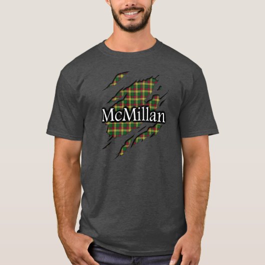 Clan MacMillan McMillan Tartan Spirit Shirt (Voorkant)