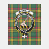 Clan MacMillan Oude oude Tartan Plaid Fleece Deken (Voorkant)