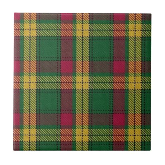 Clan MacMillan Scottish Expressions Tartan Tegeltje (Voorkant)