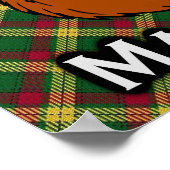 Clan MacMillan Scottish Tartan Poster (Hoek)