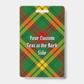 Clan MacMillan Tartan Badge (Achterkant)