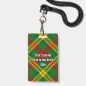 Clan MacMillan Tartan Badge (Achterkant met lanyard)