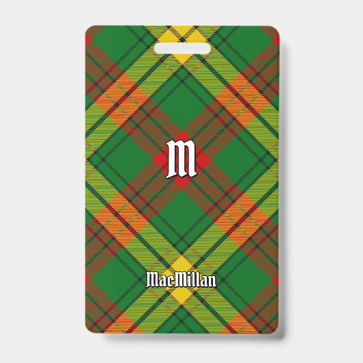 Clan MacMillan Tartan Badge (Voorzijde)