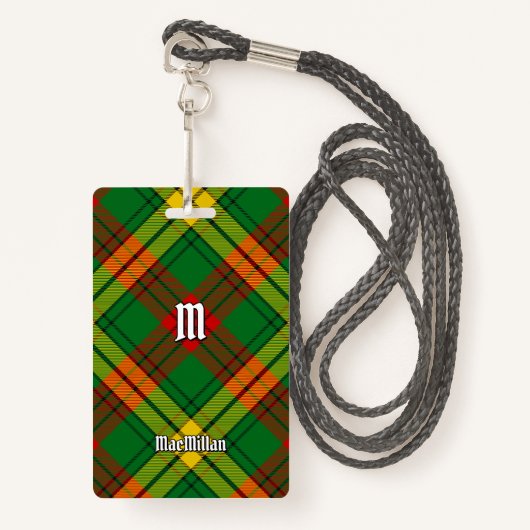 Clan MacMillan Tartan Badge (Voorkant met draagriem)