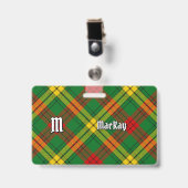 Clan MacMillan Tartan Badge (Voorkant met clip)