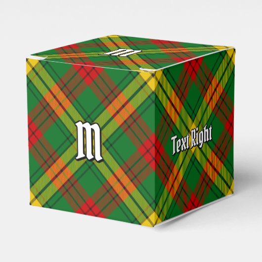 Clan MacMillan Tartan Bedankdoosjes (Voorkant Zijde)