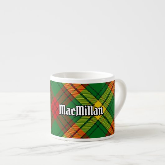 Clan MacMillan Tartan Espresso Kop (Voorkant rechts)