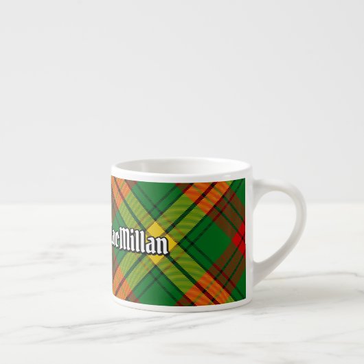 Clan MacMillan Tartan Espresso Kop (Rechts)