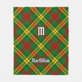 Clan MacMillan Tartan Fleece Deken (Voorkant)