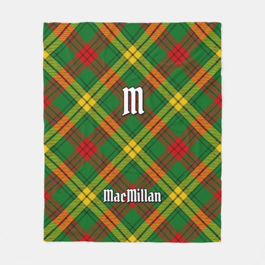 Clan MacMillan Tartan Fleece Deken (Voorkant)