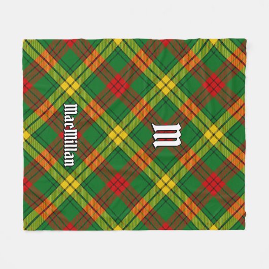 Clan MacMillan Tartan Fleece Deken (Voorkant (Horizontaal))