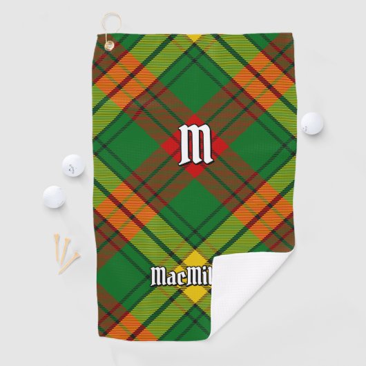 Clan MacMillan Tartan Golfhanddoek (Insitu)