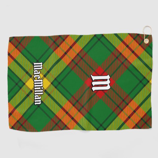 Clan MacMillan Tartan Golfhanddoek (Horizontaal)