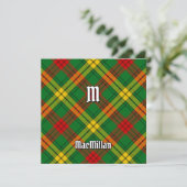 Clan MacMillan Tartan Kaart (Staand voorkant)