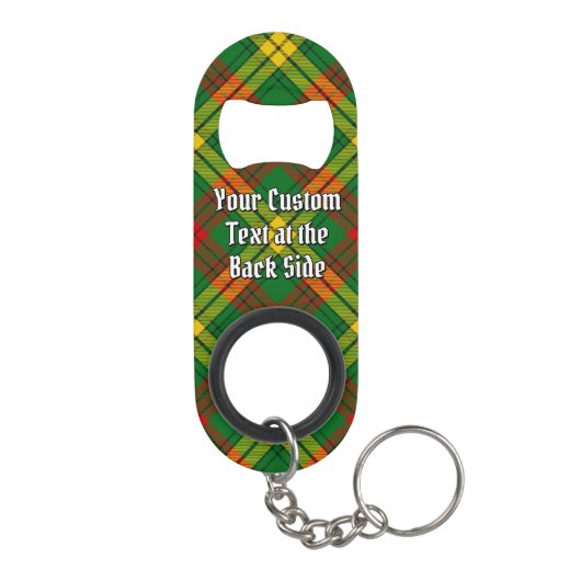 Clan MacMillan Tartan Mini Flessenopener (Achterkant)