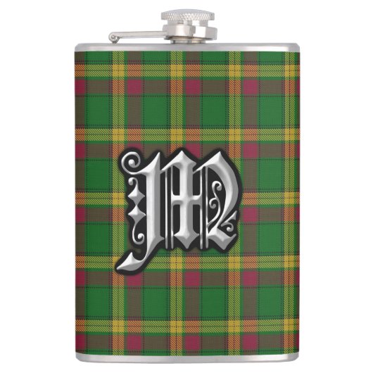 Clan MacMillan Tartan Old Scotland Flask Heupfles (Voorkant)