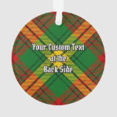 Clan MacMillan Tartan Ornament (achterkant)