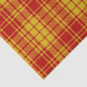 Clan MacMillan Tartan patroon Tissuepapier (Detail)