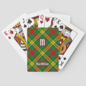 Clan MacMillan Tartan Pokerkaarten (Achterkant)