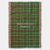Clan MacMillan Tartan Pset Custom Throw Blanket Deken (Voorkant Verticaal)