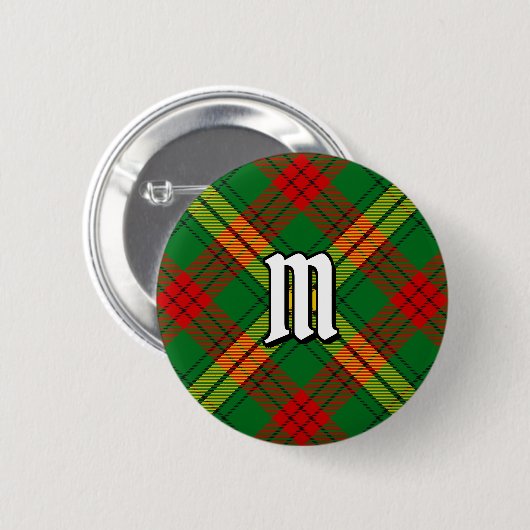 Clan MacMillan Tartan Ronde Button 5,7 Cm (Voorkant /achterkant)