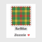 Clan MacMillan Tartan Sticker (Vel)