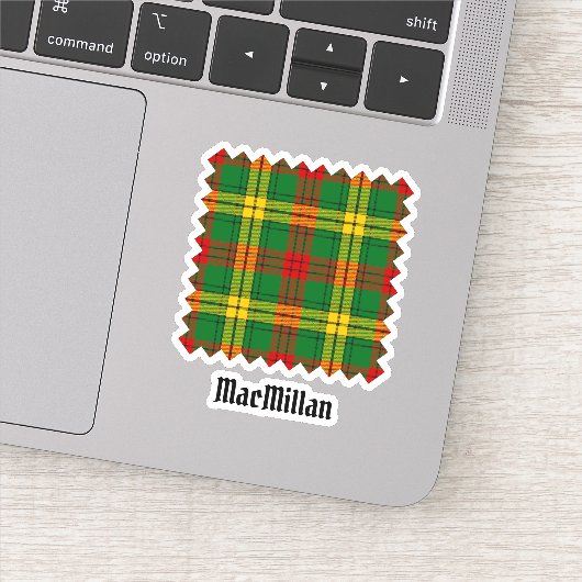 Clan MacMillan Tartan Sticker (Detail)