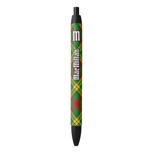 Clan MacMillan Tartan Zwarte Inkt Pen (Voorkant Verticaal)